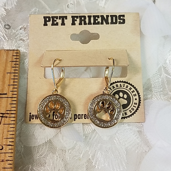 Brand New Pet Friends CZ Earrings - Picture 6 of 7